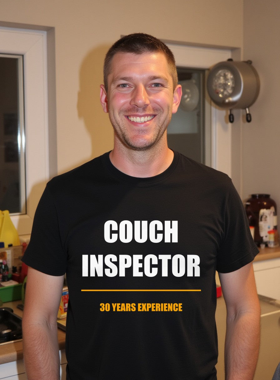 Couch Inspector Shirt ? worn lifestyle photo