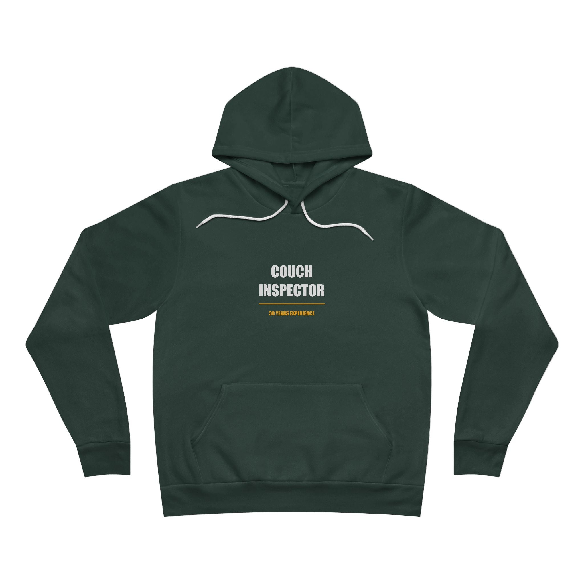 Couch Inspector Hoodie - Funny Dad Gift, Father's Day Hoodie, Lazy Dad Humor, Premium Bella Canvas