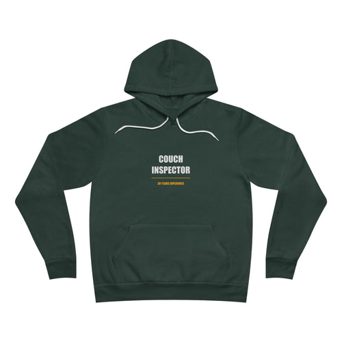 Couch Inspector Hoodie - Funny Dad Gift, Father's Day Hoodie, Lazy Dad Humor, Premium Bella Canvas