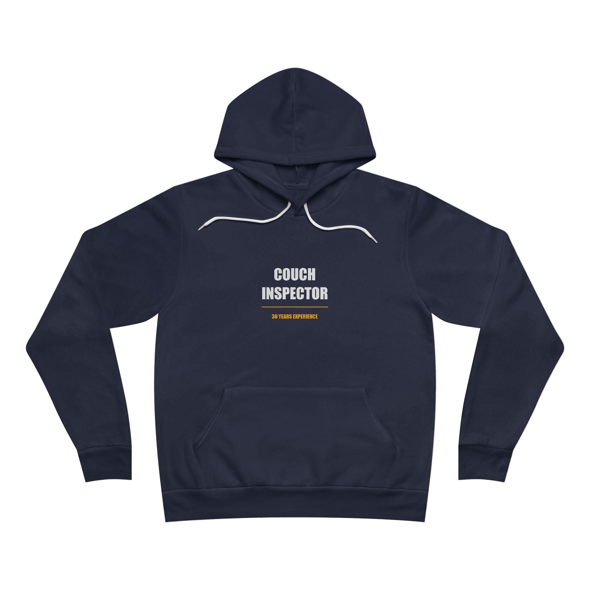 Couch Inspector Hoodie - Funny Dad Gift, Father's Day Hoodie, Lazy Dad Humor, Premium Bella Canvas