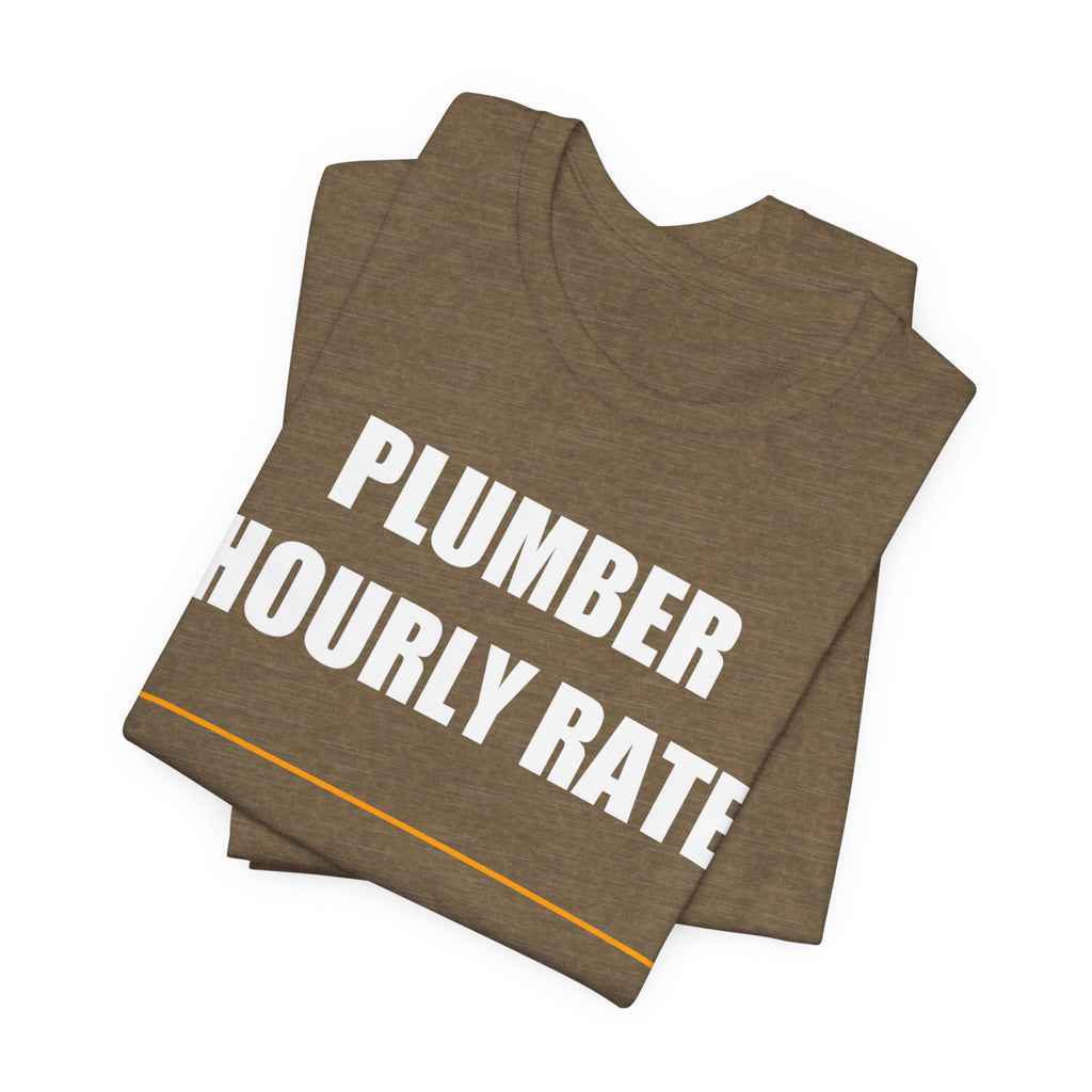 Plumber Hourly Rate Shirt - view 15