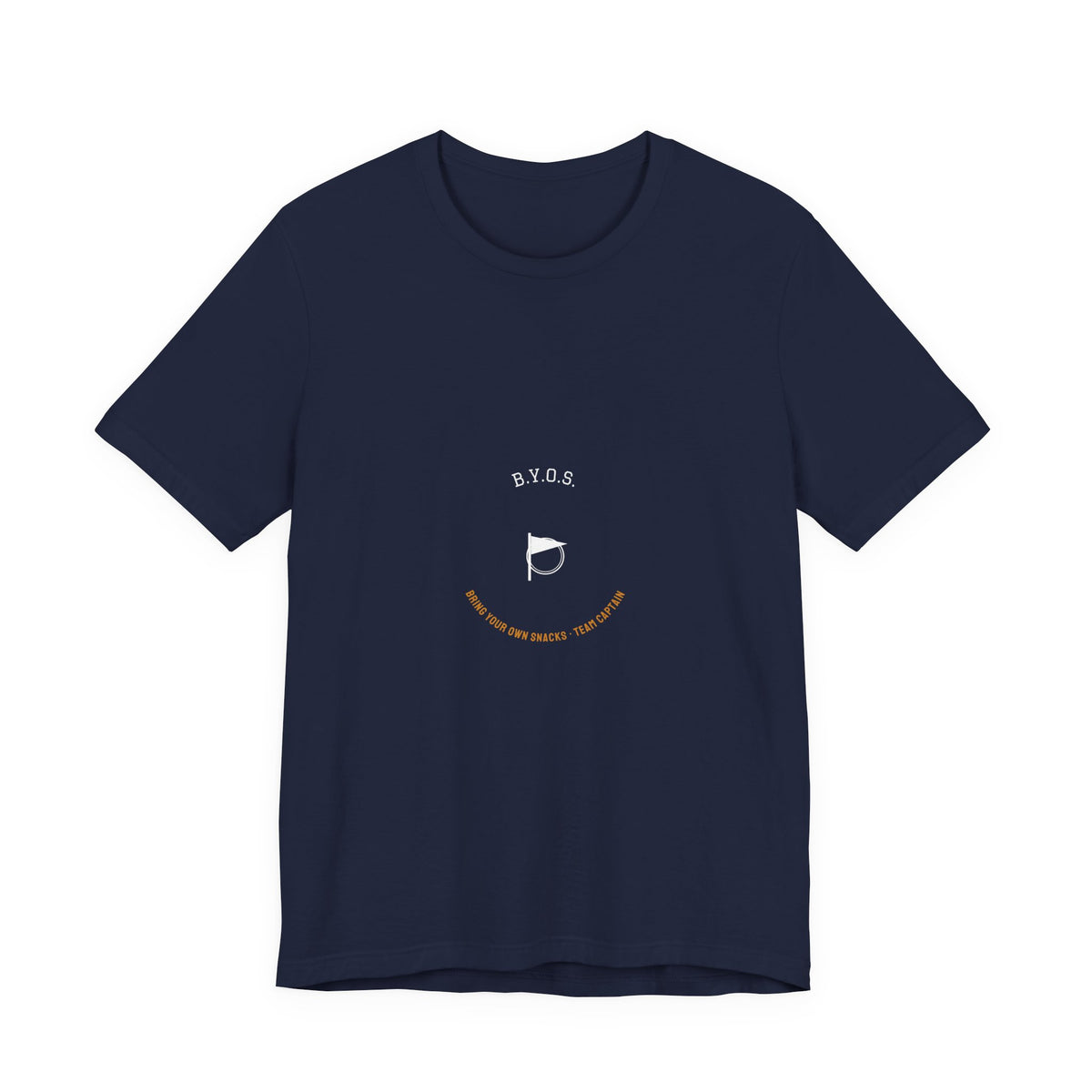 BYOS Bring Your Own Snacks Team Captain Shirt - Funny Celiac Varsity Tee, Gluten Free Gift, Premium Bella Canvas