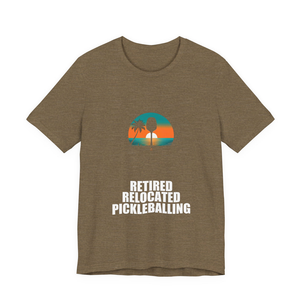 Retired Relocated Pickleballing Shirt - Retirement Gift, Retired 2026, Tee, T-Shirt