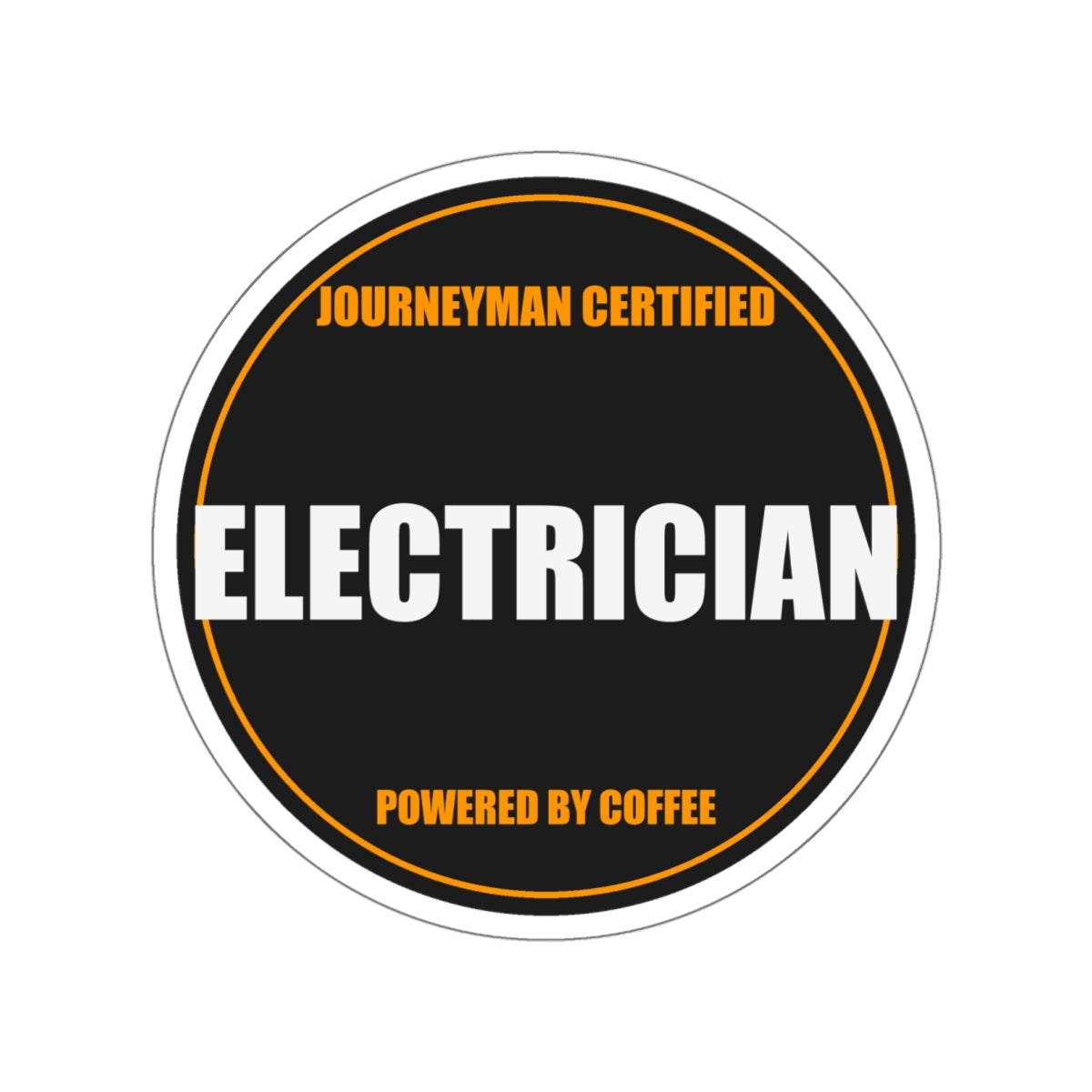 Electrician Die-Cut Vinyl Sticker - view 4