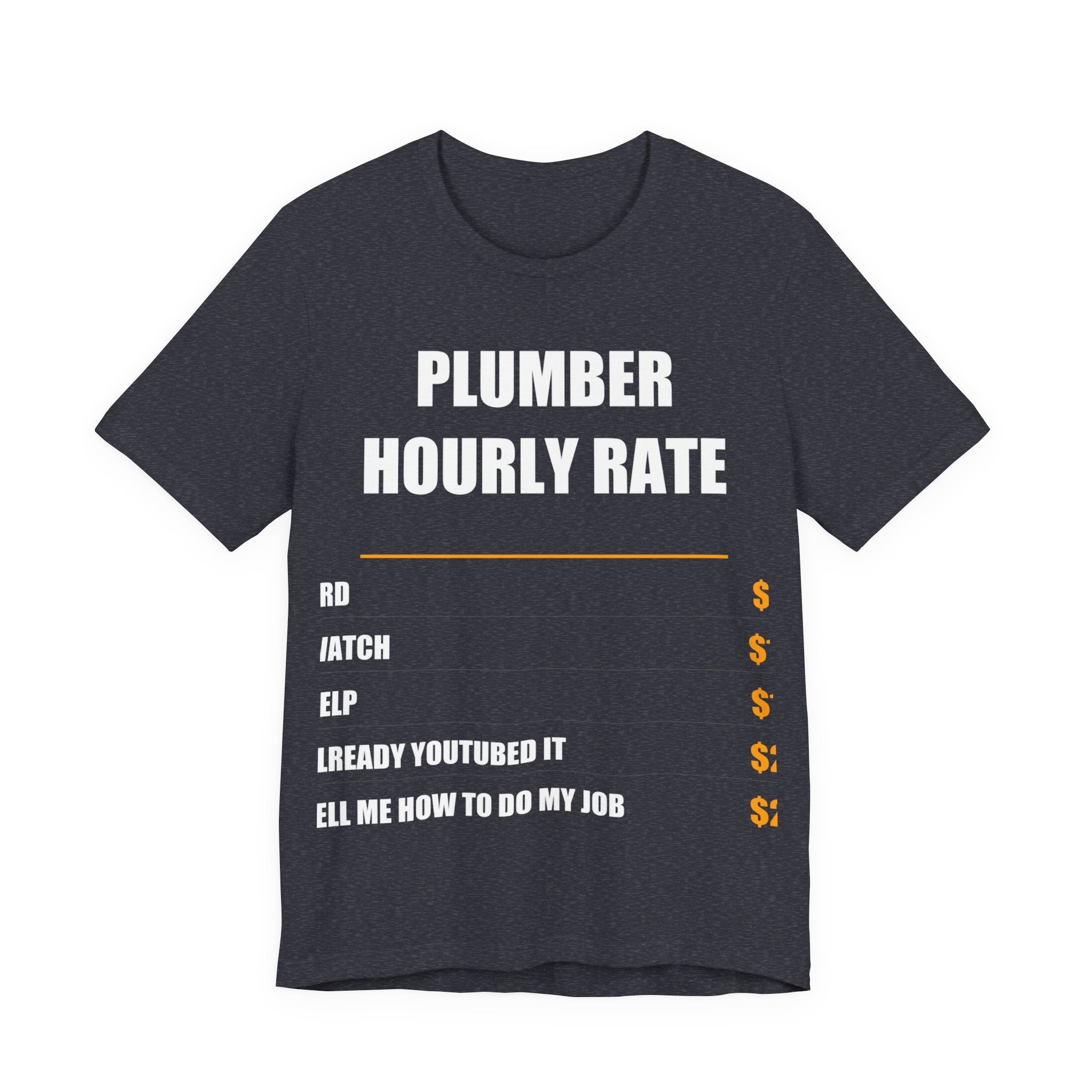 Plumber Hourly Rate Shirt - view 8