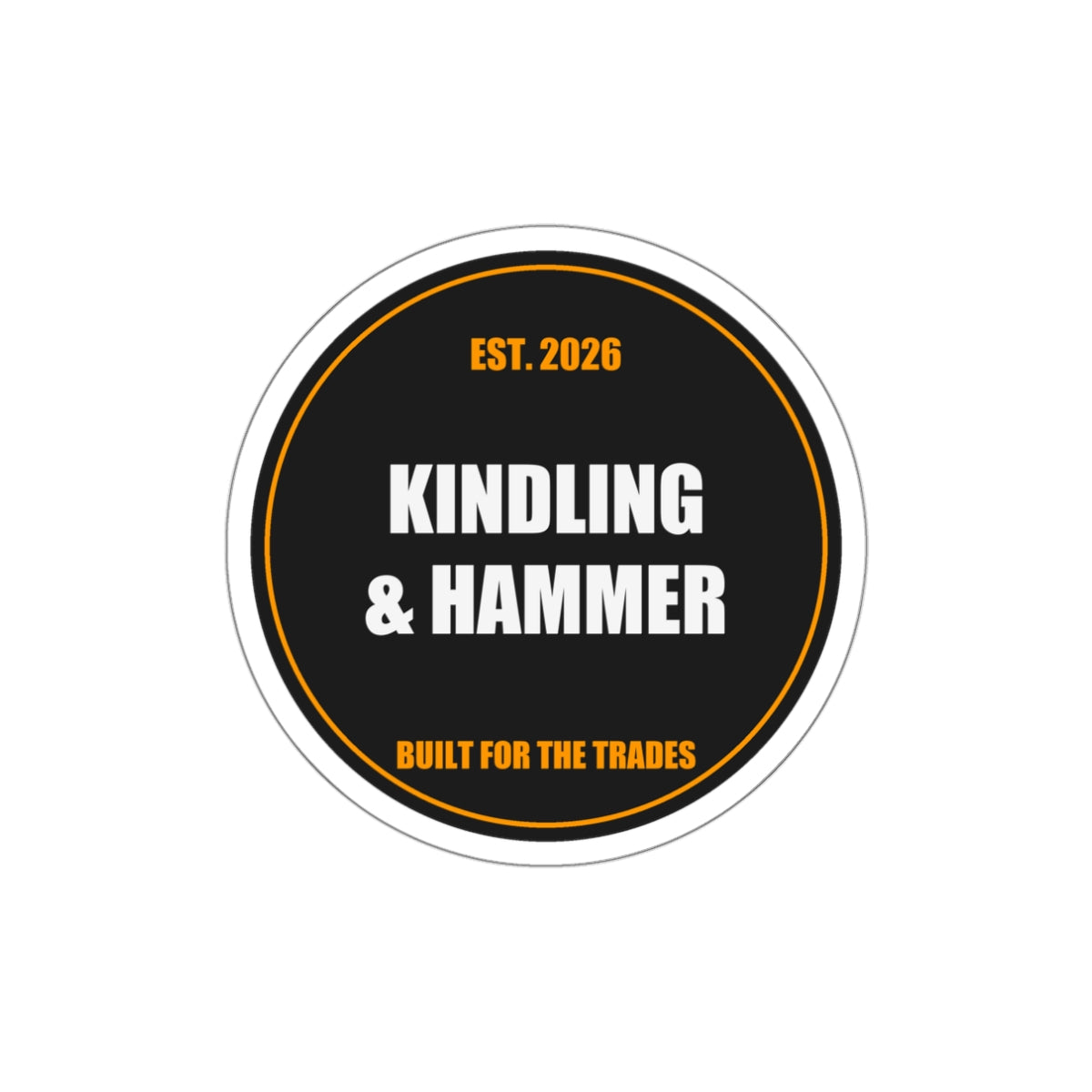 Kindling & Hammer Die-Cut Vinyl Sticker - view 2
