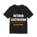 Retired Electrician Shirt from Kindling & Hammer
