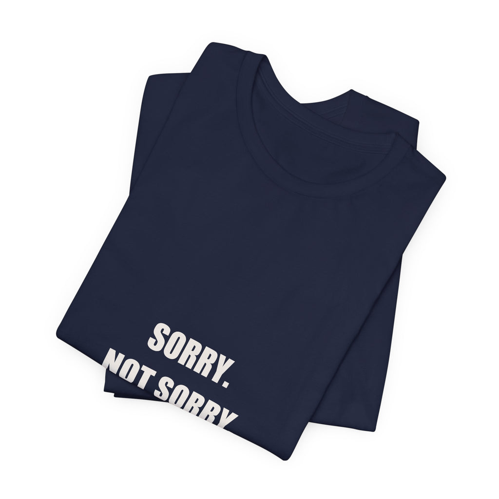 Sorry Not Sorry Canadian Dad Shirt - Funny Canadian Dad Gift, Canada Day Dad Tee, Premium Bella Canvas