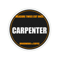 Carpenter Die-Cut Vinyl Sticker from Kindling & Hammer