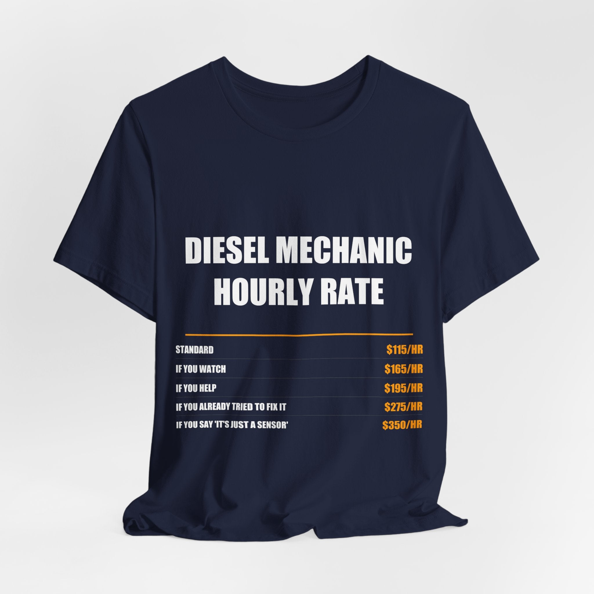 Diesel Mechanic Hourly Rate Shirt - view 16