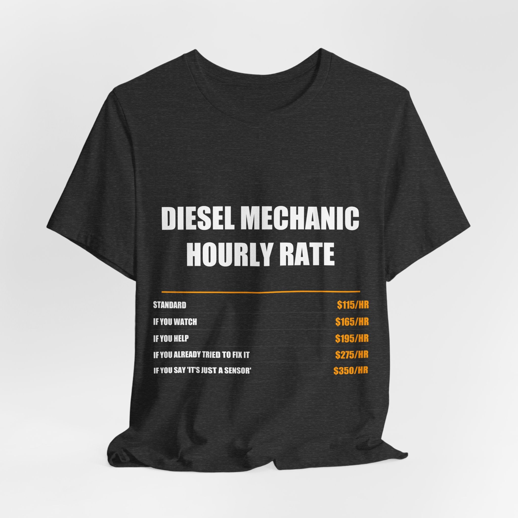 Diesel Mechanic Hourly Rate Shirt - view 13