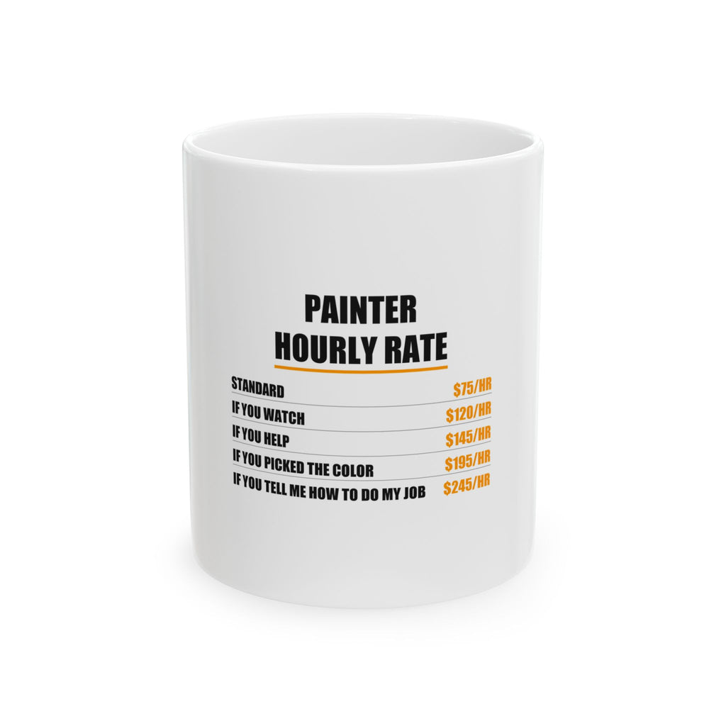 Painter Hourly Rate Mug from Kindling & Hammer
