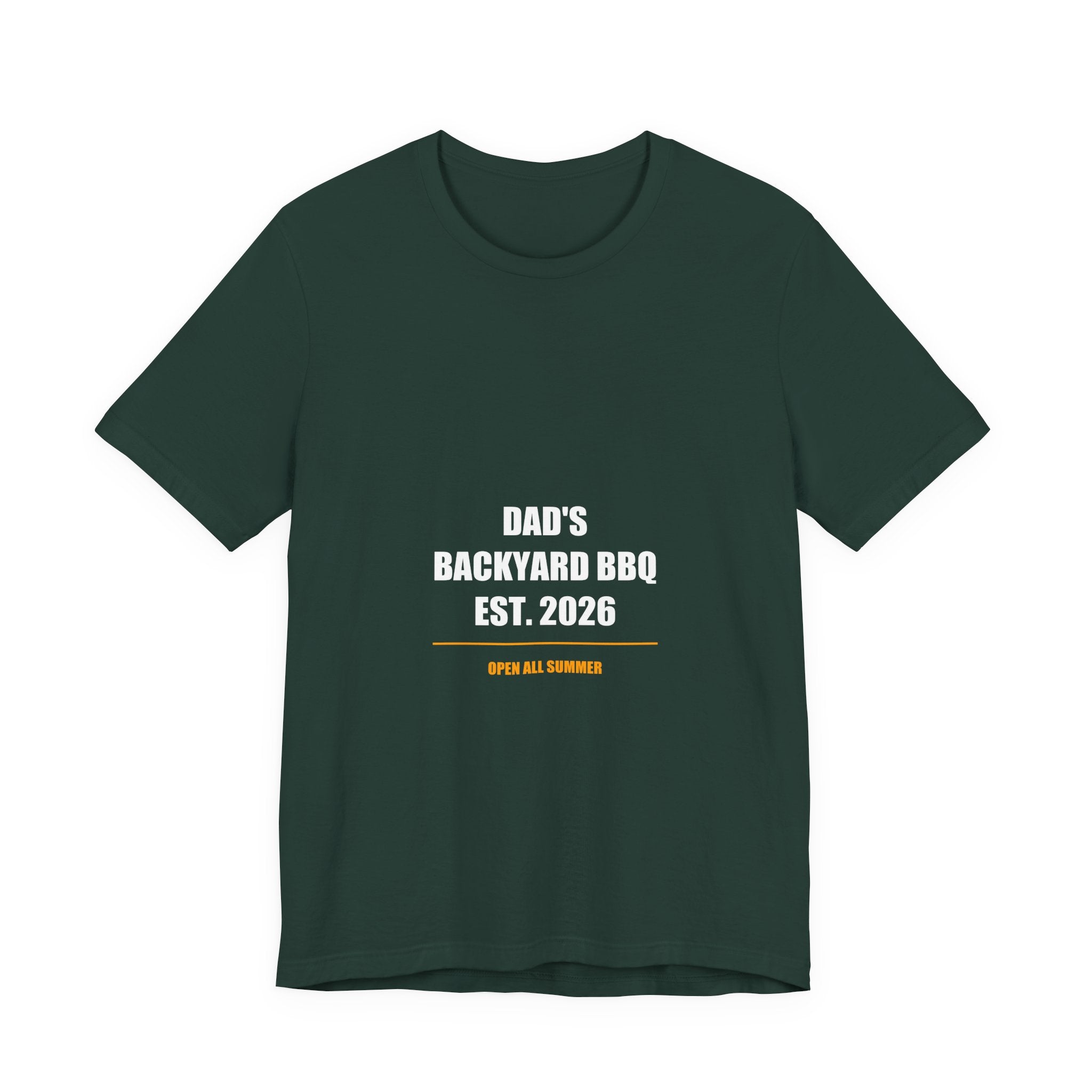 Dad's Backyard BBQ Est 2026 Shirt - Funny Grilling Dad Tee, Father's Day Gift, Premium Bella Canvas