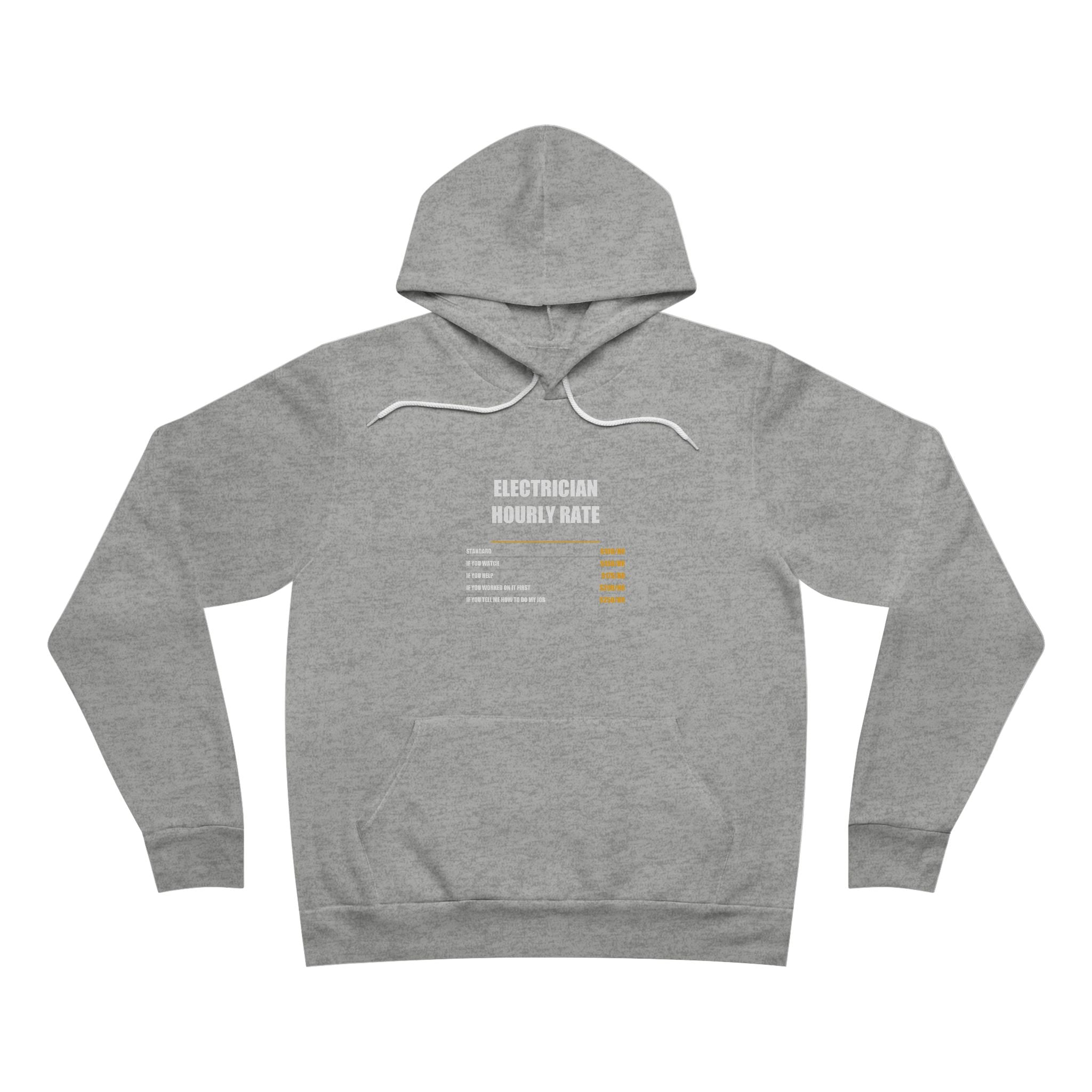 Electrician Hourly Rate Hoodie - view 3
