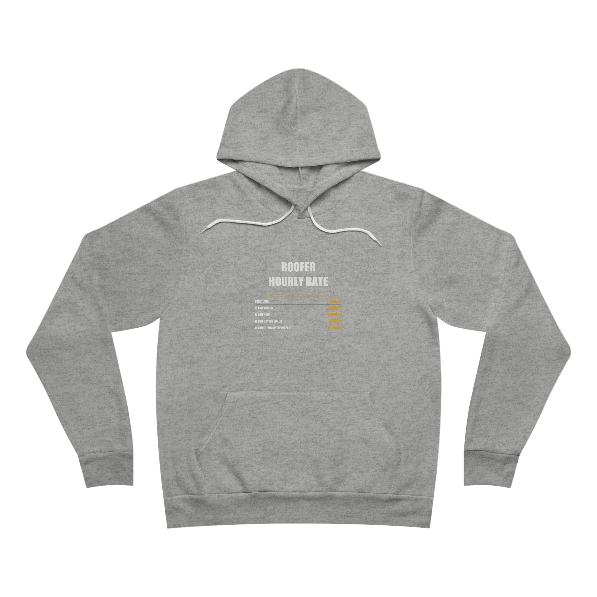 Roofer Hourly Rate Hoodie - view 3