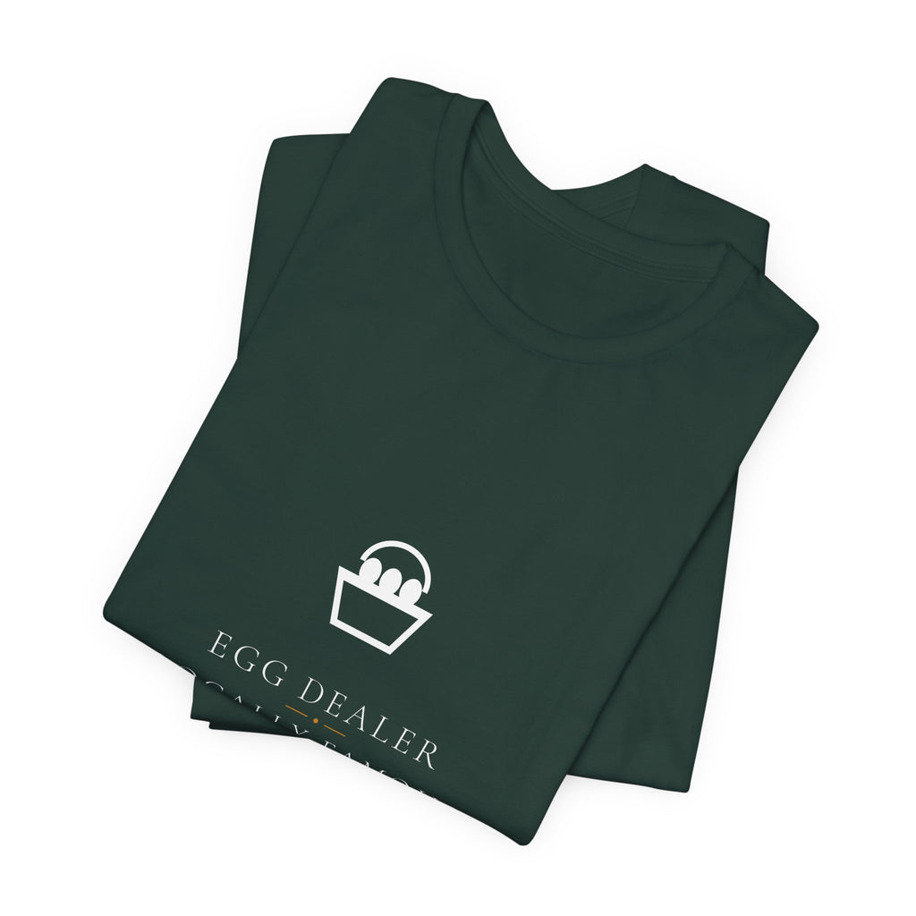 Egg Dealer Shirt - Funny Farm Stand Chicken Tee, Premium Bella Canvas
