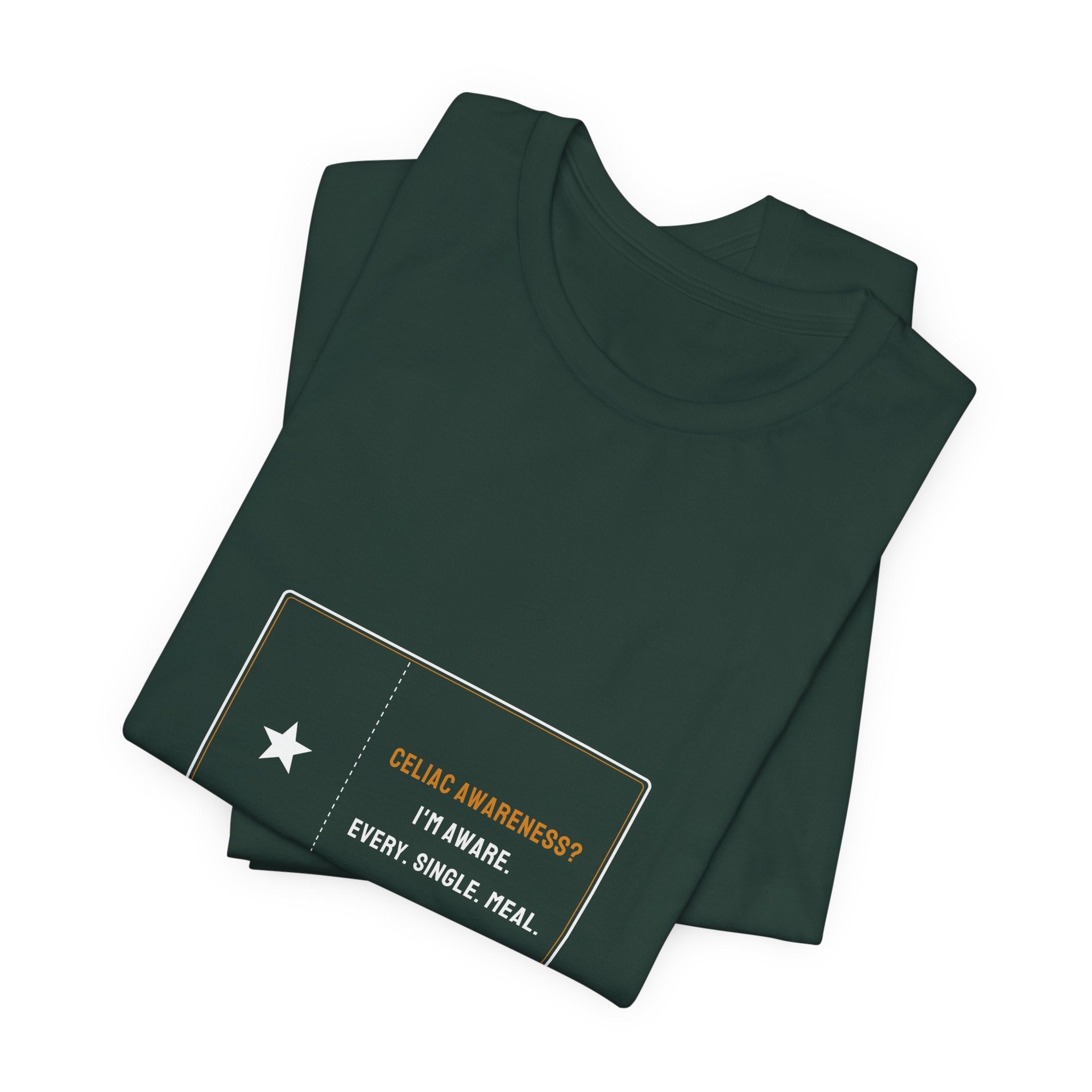 Celiac Awareness I'm Aware Every Single Meal Shirt - Funny Celiac Awareness Month Tee, Premium Bella Canvas