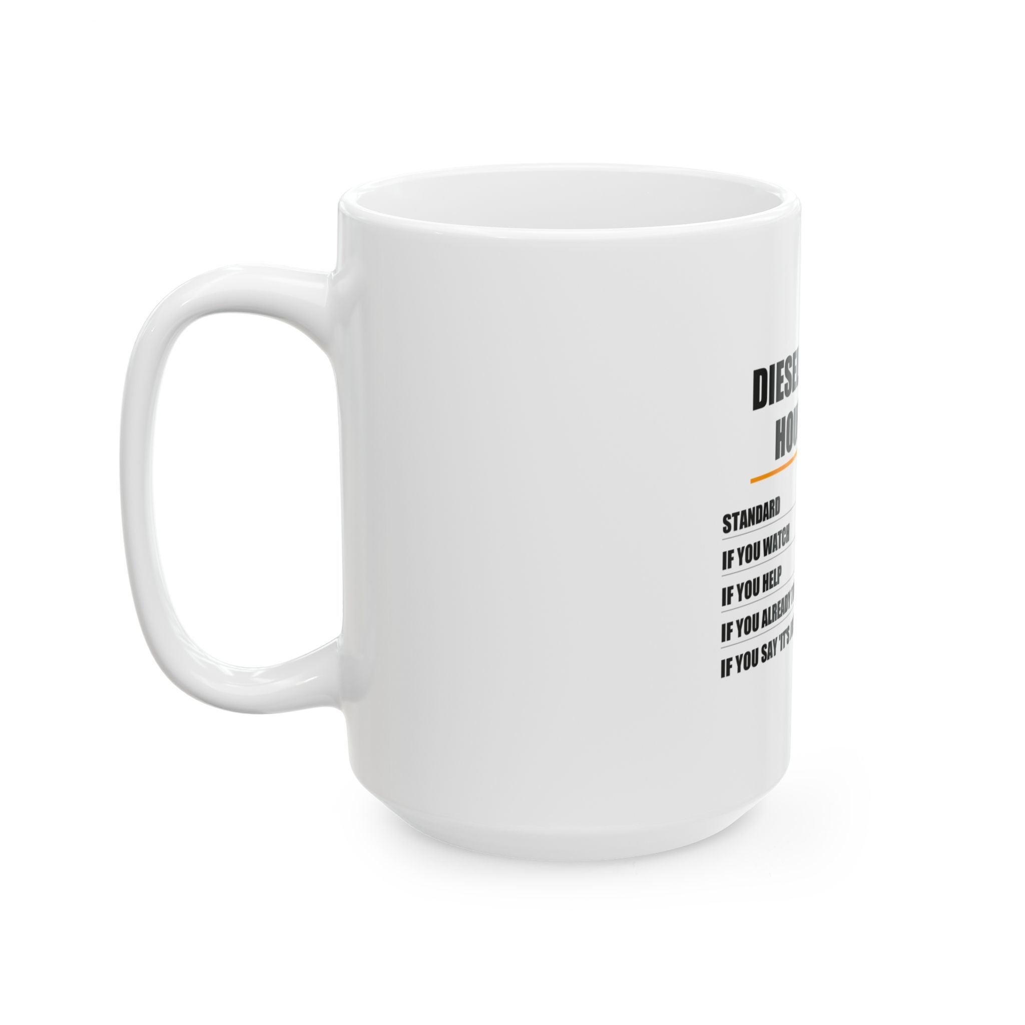 Diesel Mechanic Hourly Rate Mug - view 7