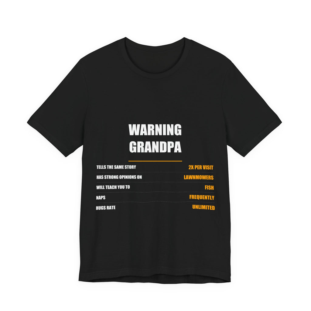 Warning Grandpa Shirt from Kindling & Hammer