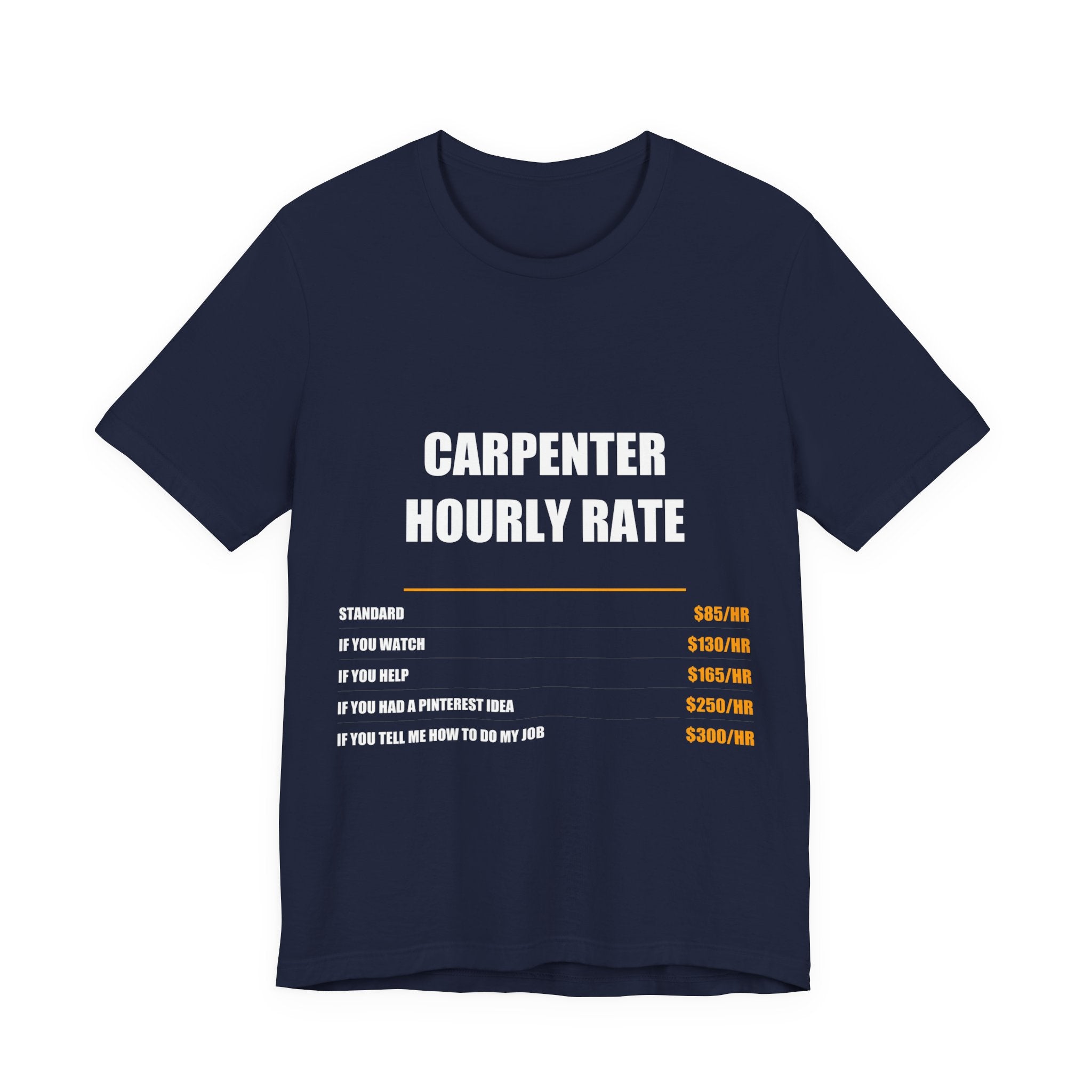 Carpenter Hourly Rate Shirt Shirt - view 4