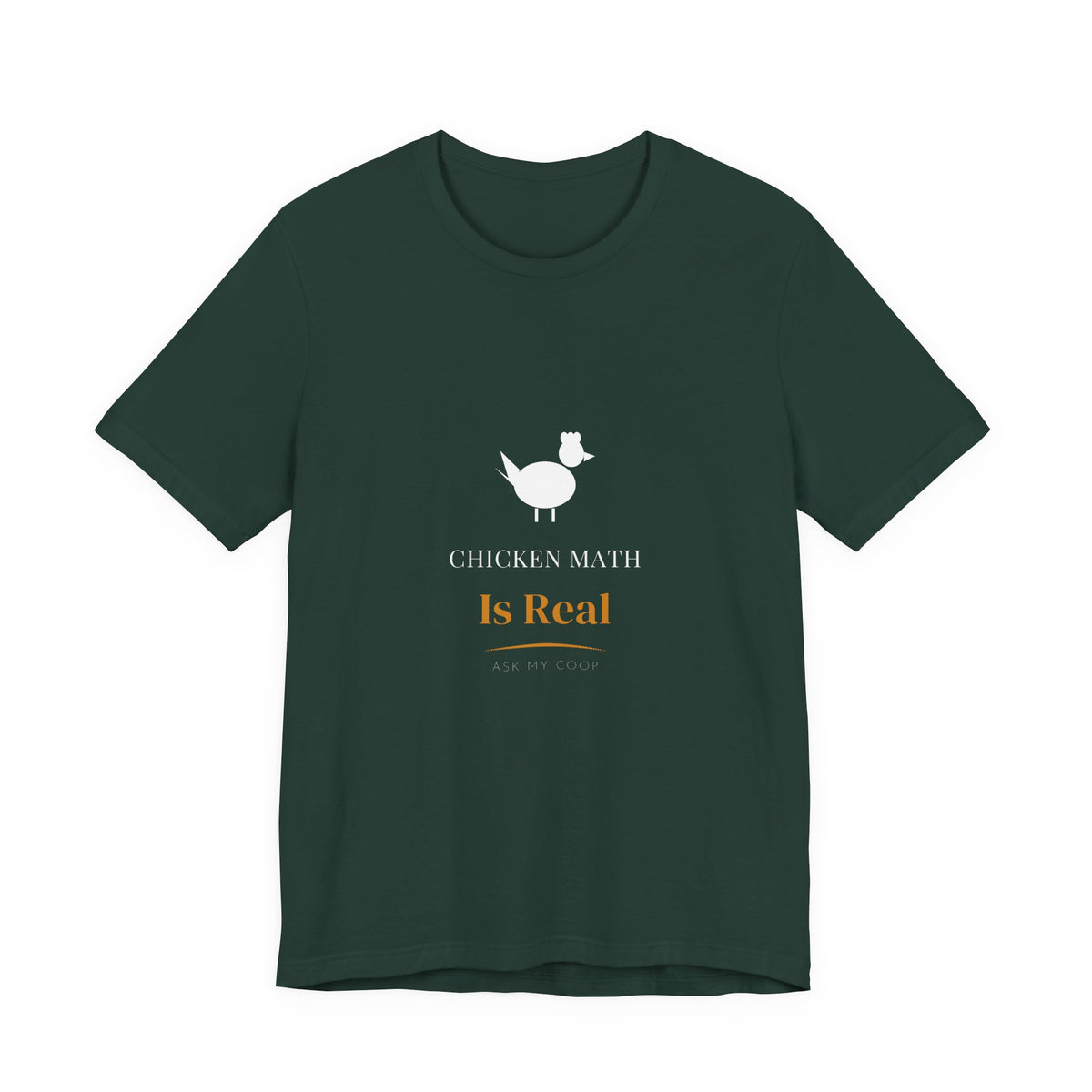 Chicken Math Is Real Shirt - Funny Backyard Chicken Tee, Premium Bella Canvas