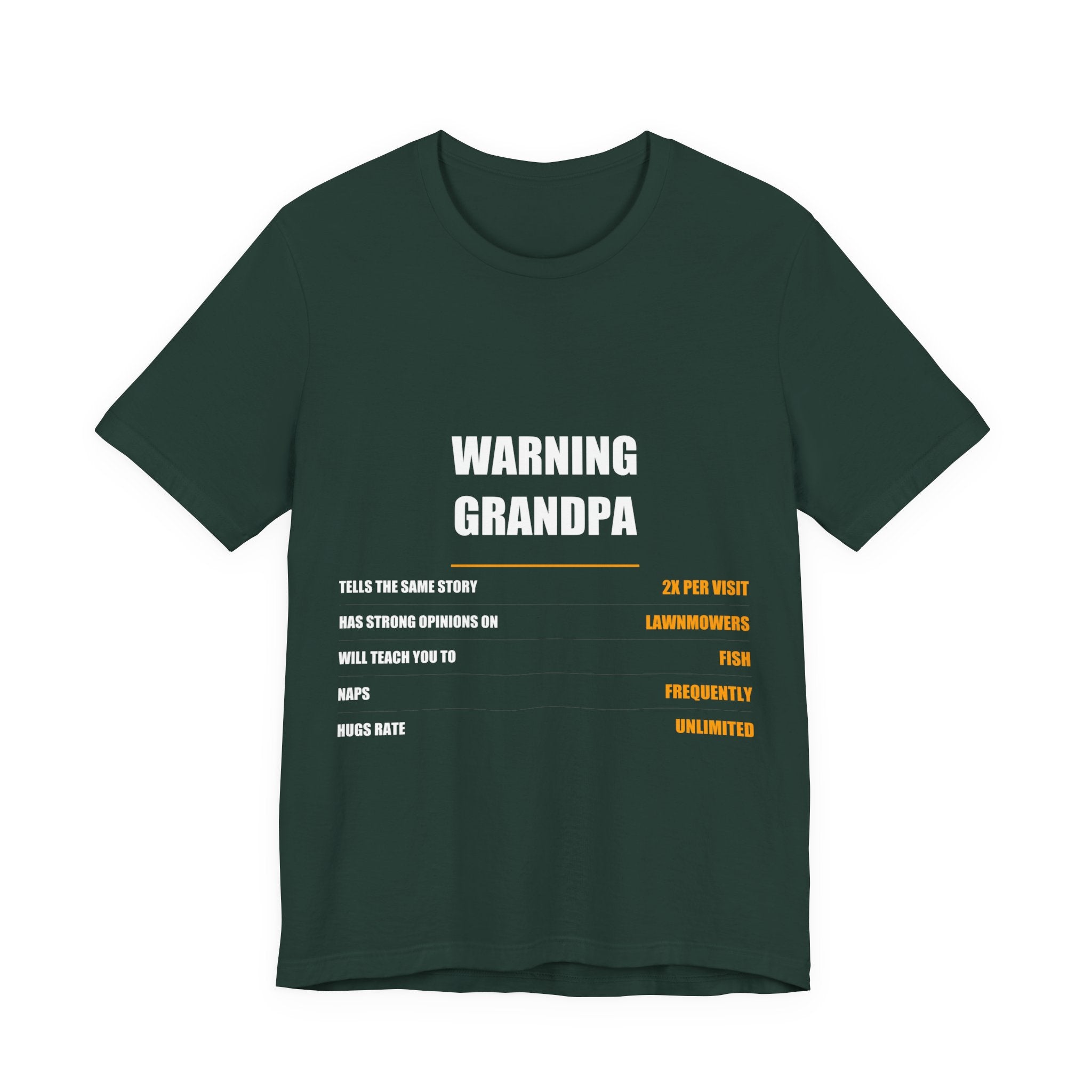Warning Grandpa Shirt - view 2