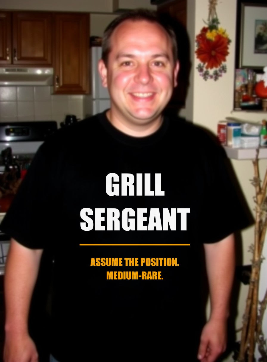 Grill Sergeant Shirt — worn lifestyle photo