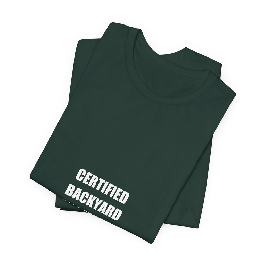 Certified Backyard Grill Master Est 2026 Shirt - Funny BBQ Dad Tee, Father's Day Gift, Premium Bella Canvas