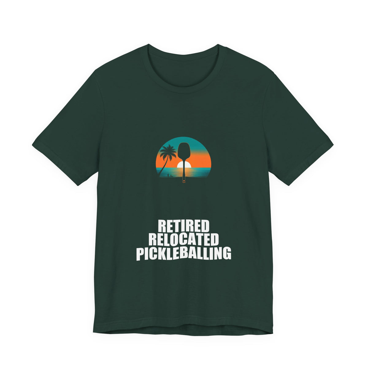 Retired Relocated Pickleballing Shirt - Retirement Gift, Retired 2026, Tee, T-Shirt