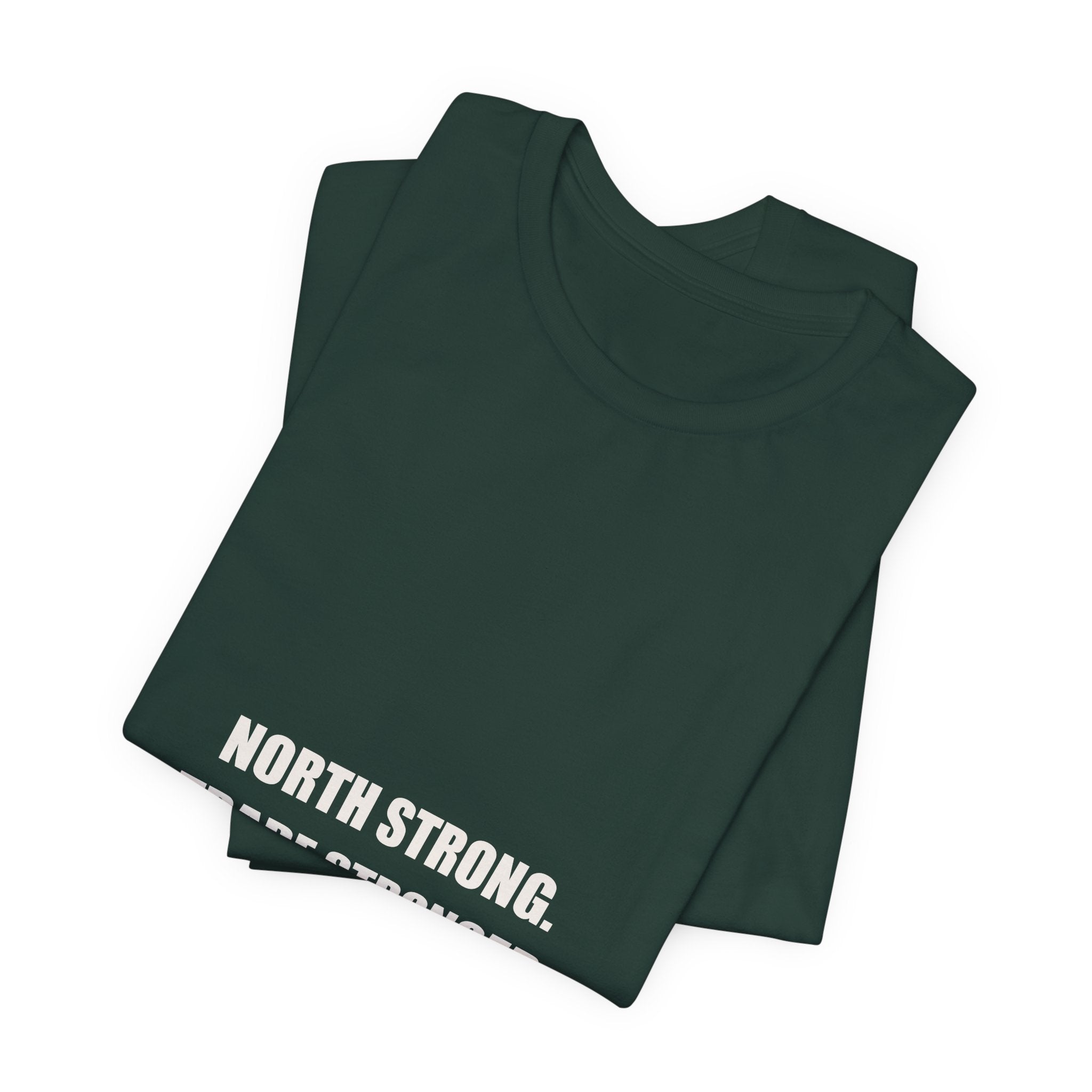 North Strong Trade Stronger Shirt - Canadian Tradesman, Canada Day Worker Gift, Patriotic Tradesman, Premium Bella Canvas