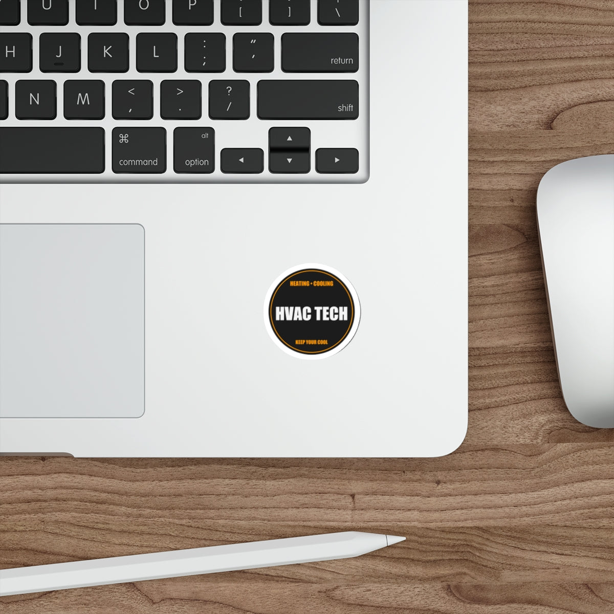 HVAC Tech Die-Cut Vinyl Sticker - view 6
