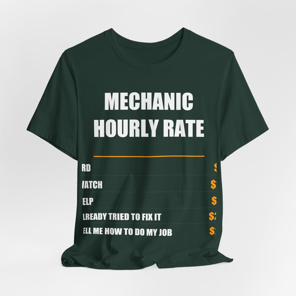 Mechanic Hourly Rate Shirt - view 22