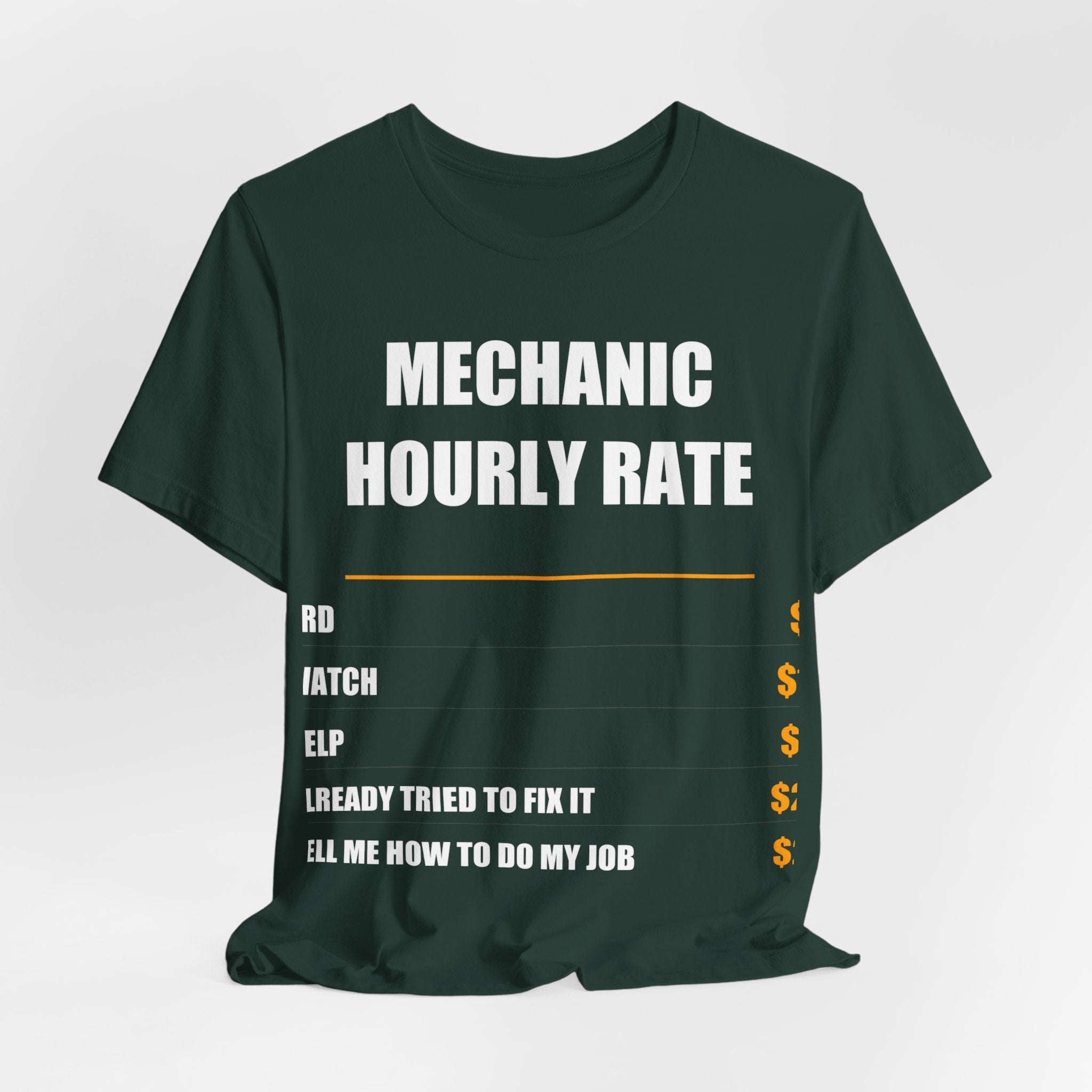Mechanic Hourly Rate Shirt - view 22