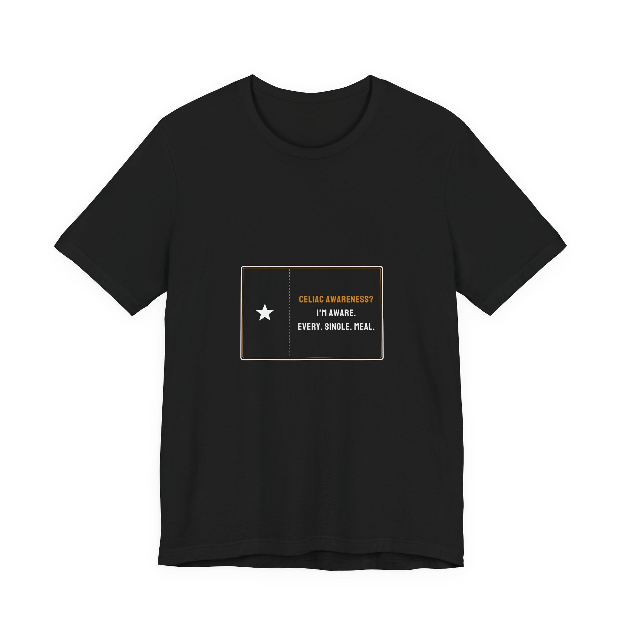 Celiac Awareness I'm Aware Every Single Meal Shirt - Funny Celiac Awareness Month Tee, Premium Bella Canvas