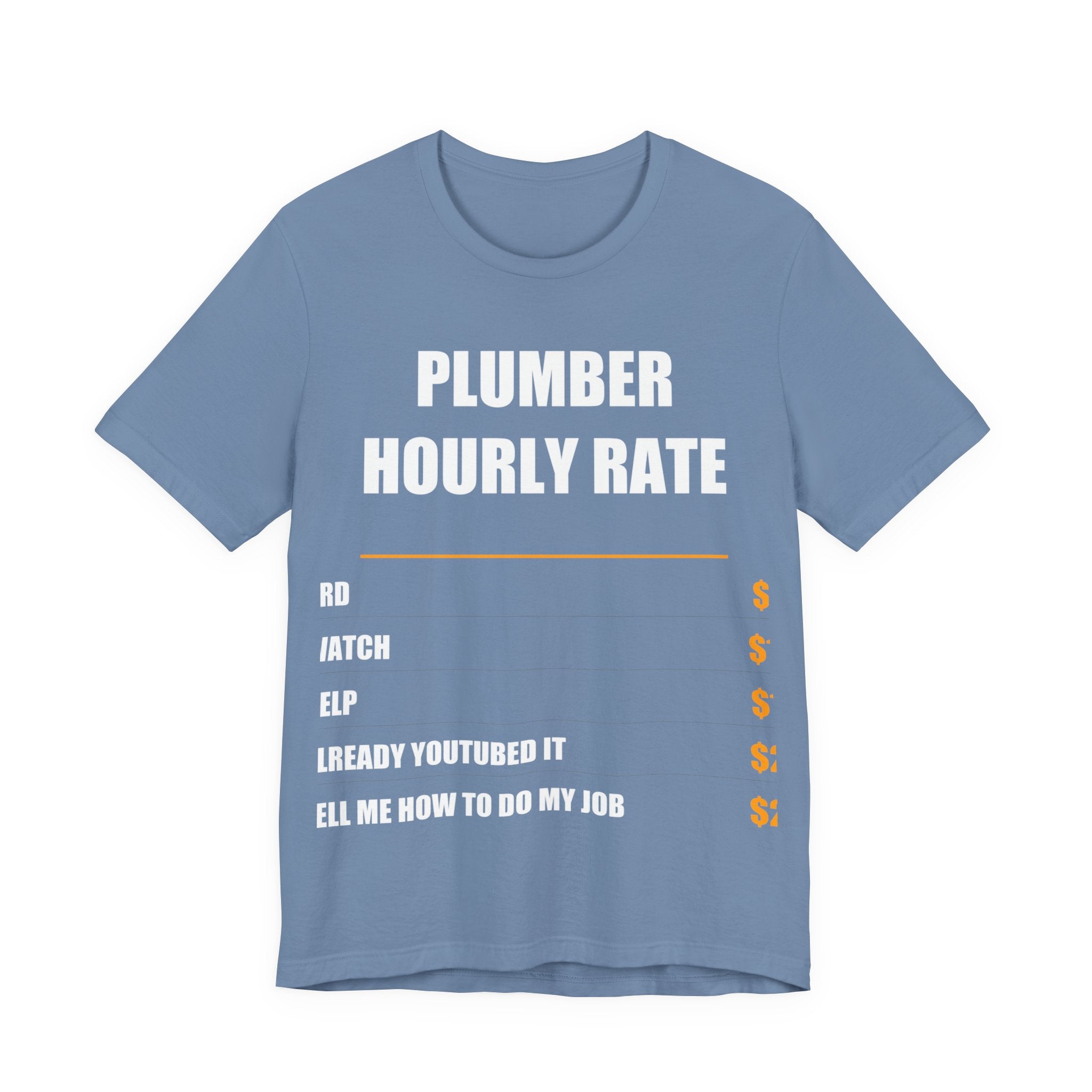 Plumber Hourly Rate Shirt - view 5