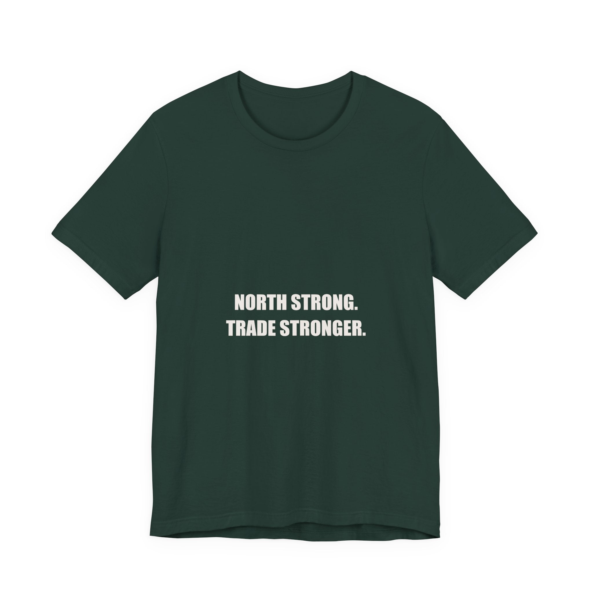 North Strong Trade Stronger Shirt - Canadian Tradesman, Canada Day Worker Gift, Patriotic Tradesman, Premium Bella Canvas