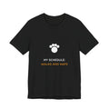 My Schedule Walks And Naps Shirt - Funny Dog Owner Tee, Premium Bella Canvas