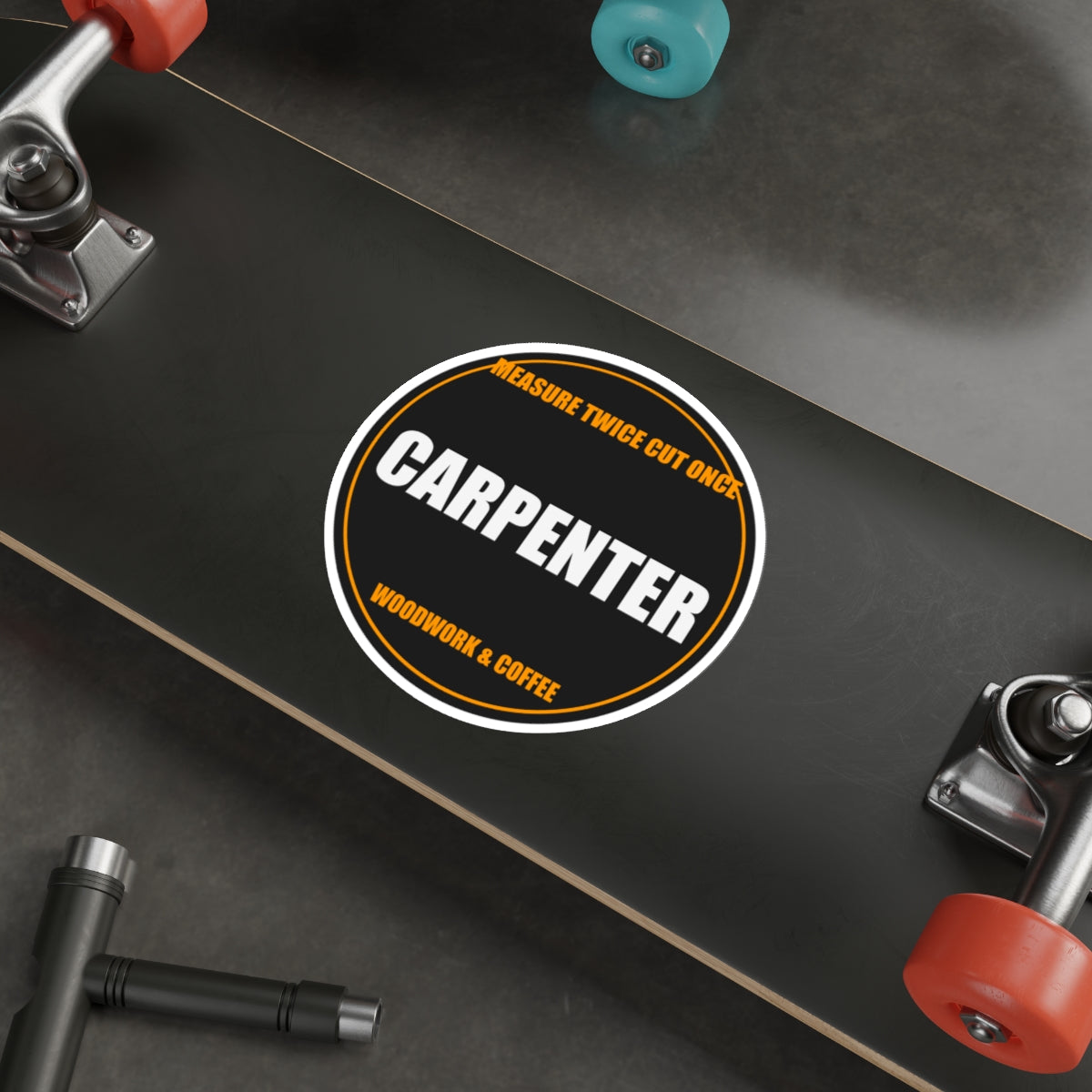 Carpenter Die-Cut Vinyl Sticker - view 18
