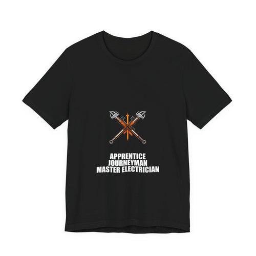 Apprentice Journeyman Master Electrician Shirt from Kindling & Hammer