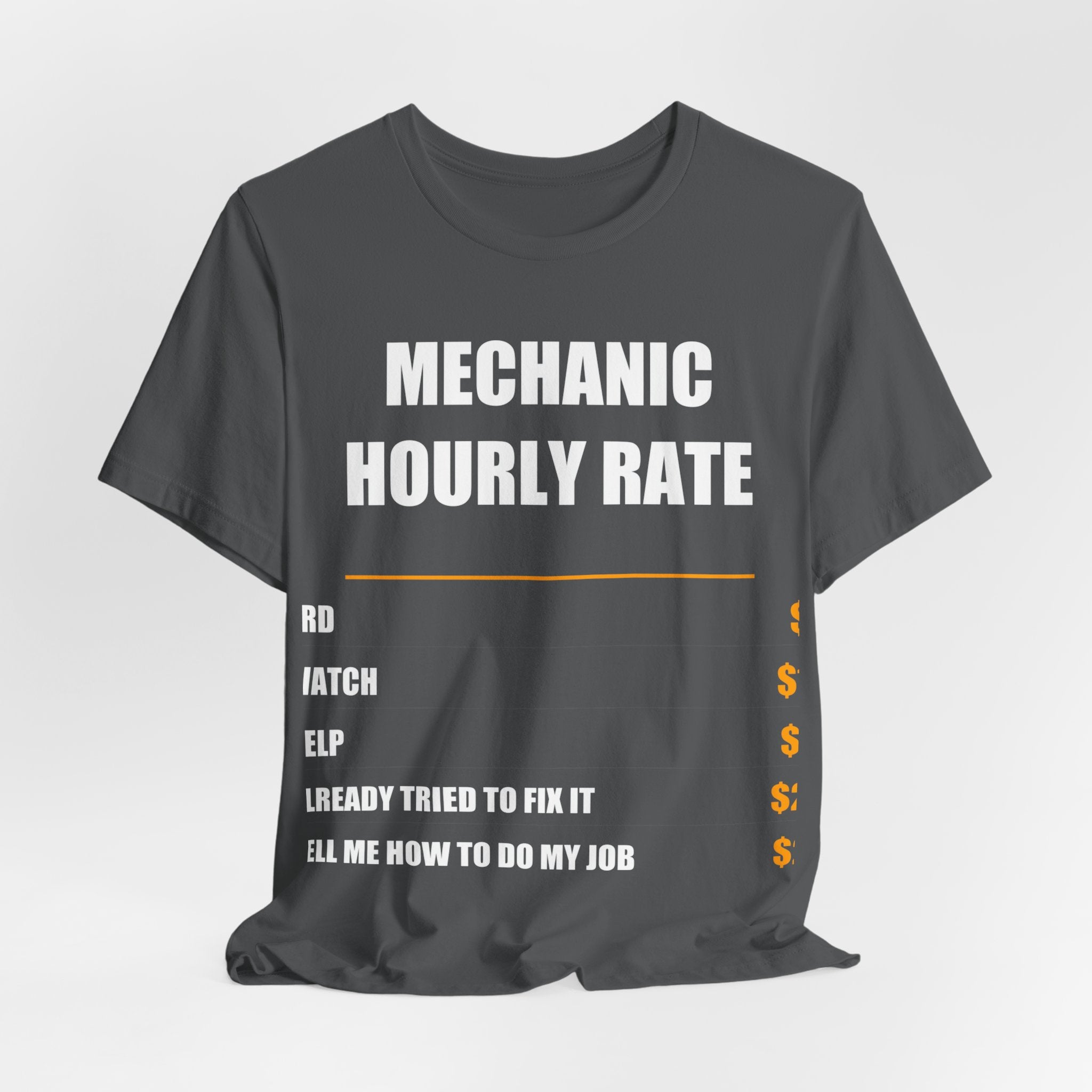 Mechanic Hourly Rate Shirt - view 28