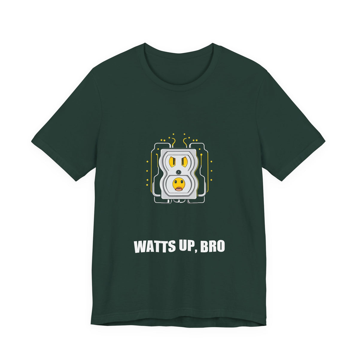 Watts Up Bro Funny Electrician Shirt - Electrician, Electrician Gift, Funny Electrician, Electrician Gifts, Tee, T-Shirt