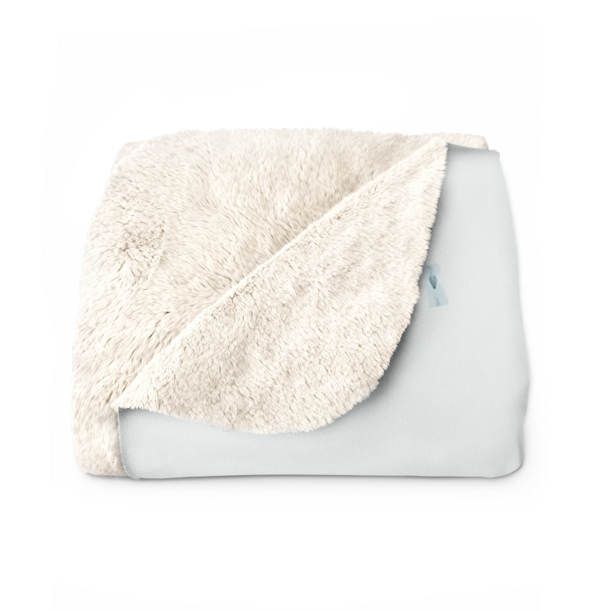 Winter Chickadees Sherpa Throw Blanket - Birds on Snowy Pine Branches with Berries