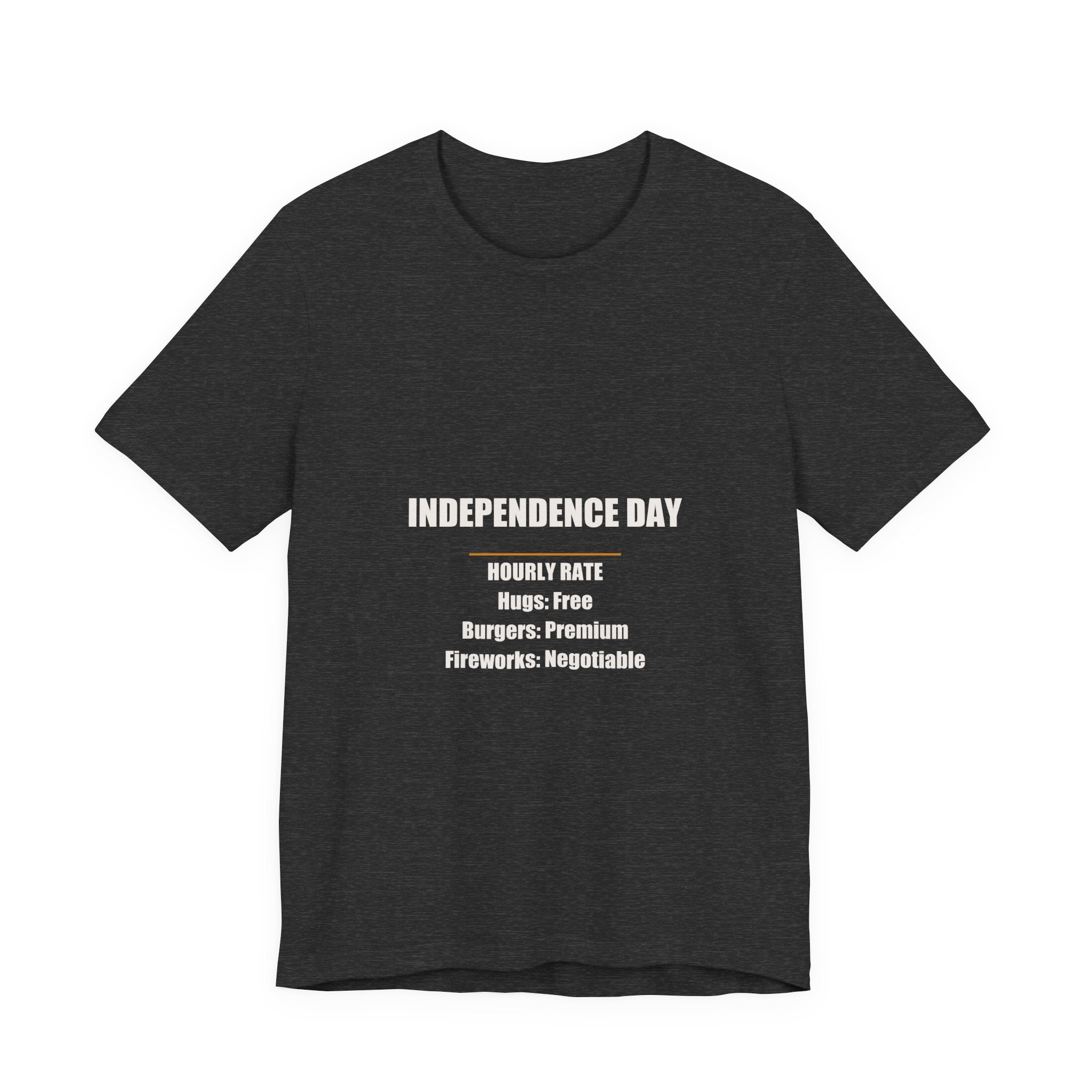 Independence Day Hourly Rate Shirt - Funny 4th Of July Dad Gift, Patriotic Tradesman Tee, Premium Bella Canvas