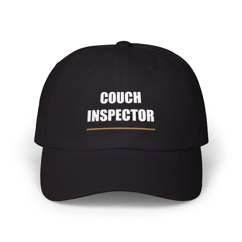 Couch Inspector Dad Hat - Funny Embroidered Dad Cap, Father's Day Gift, Lazy Dad Humor