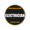 Electrician Die-Cut Vinyl Sticker from Kindling & Hammer