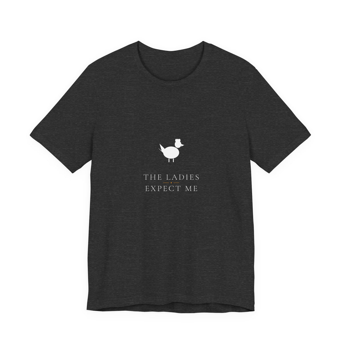 The Ladies Expect Me Shirt - Funny Chicken Keeper Tee, Premium Bella Canvas