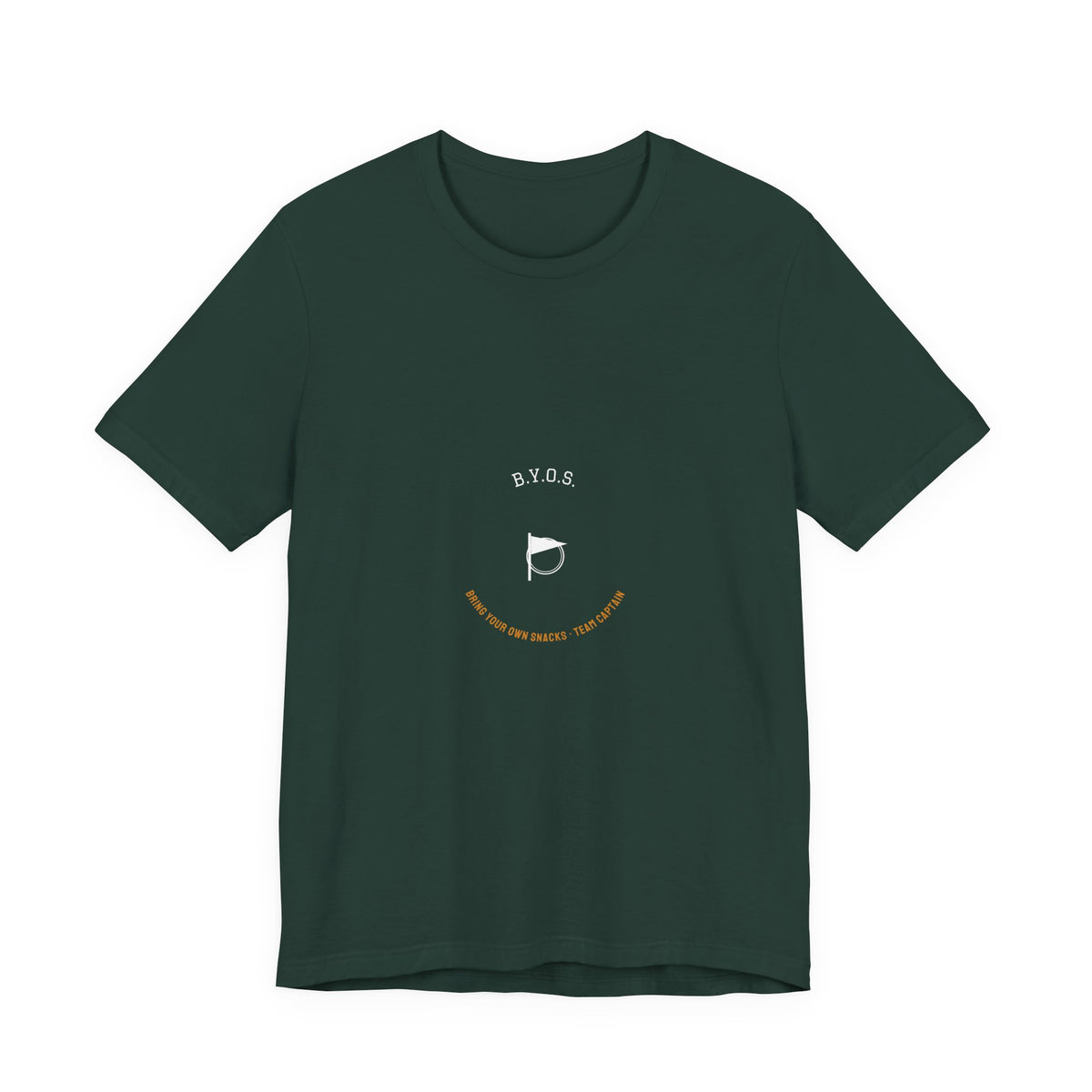 BYOS Bring Your Own Snacks Team Captain Shirt - Funny Celiac Varsity Tee, Gluten Free Gift, Premium Bella Canvas