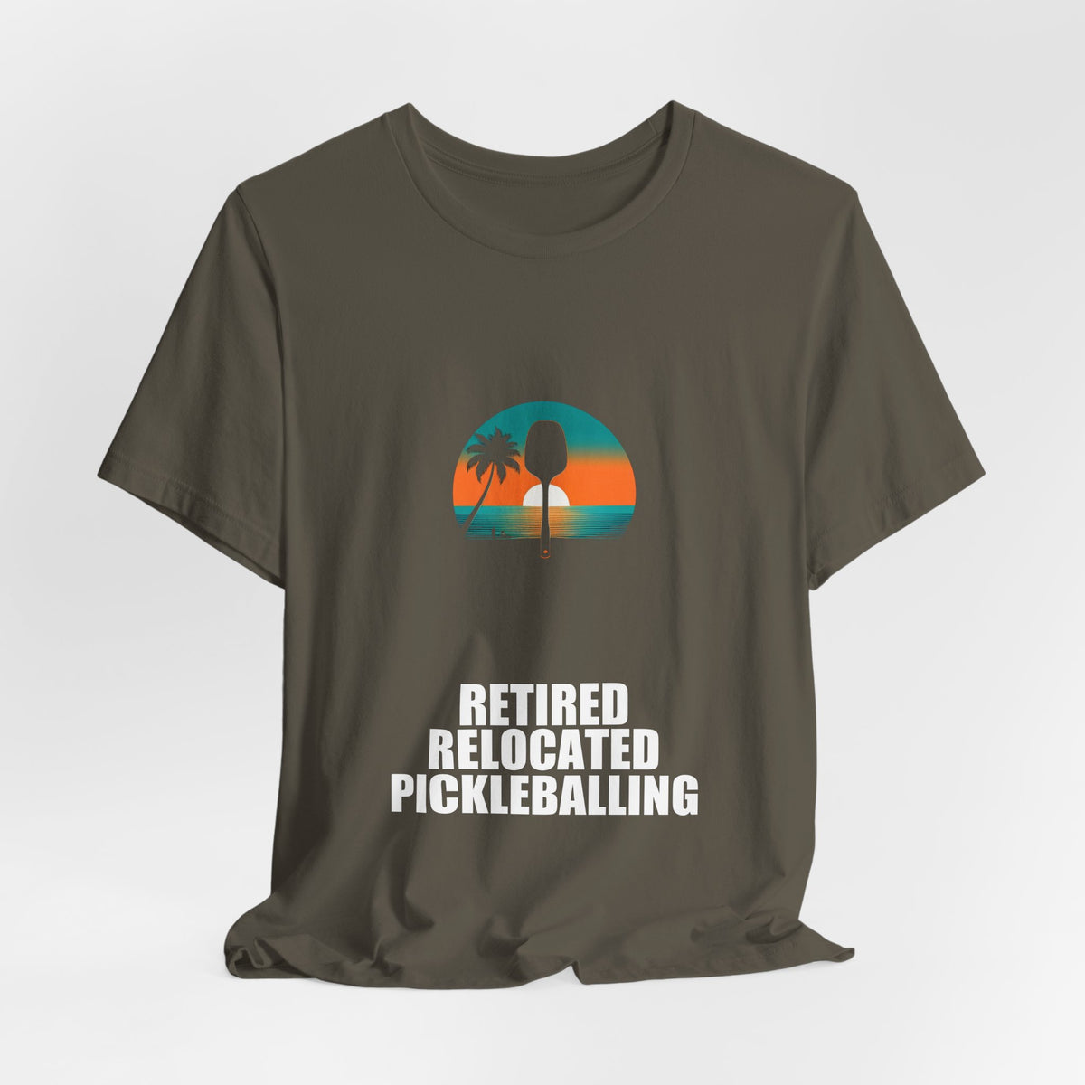 Retired Relocated Pickleballing Shirt - Retirement Gift, Retired 2026, Tee, T-Shirt