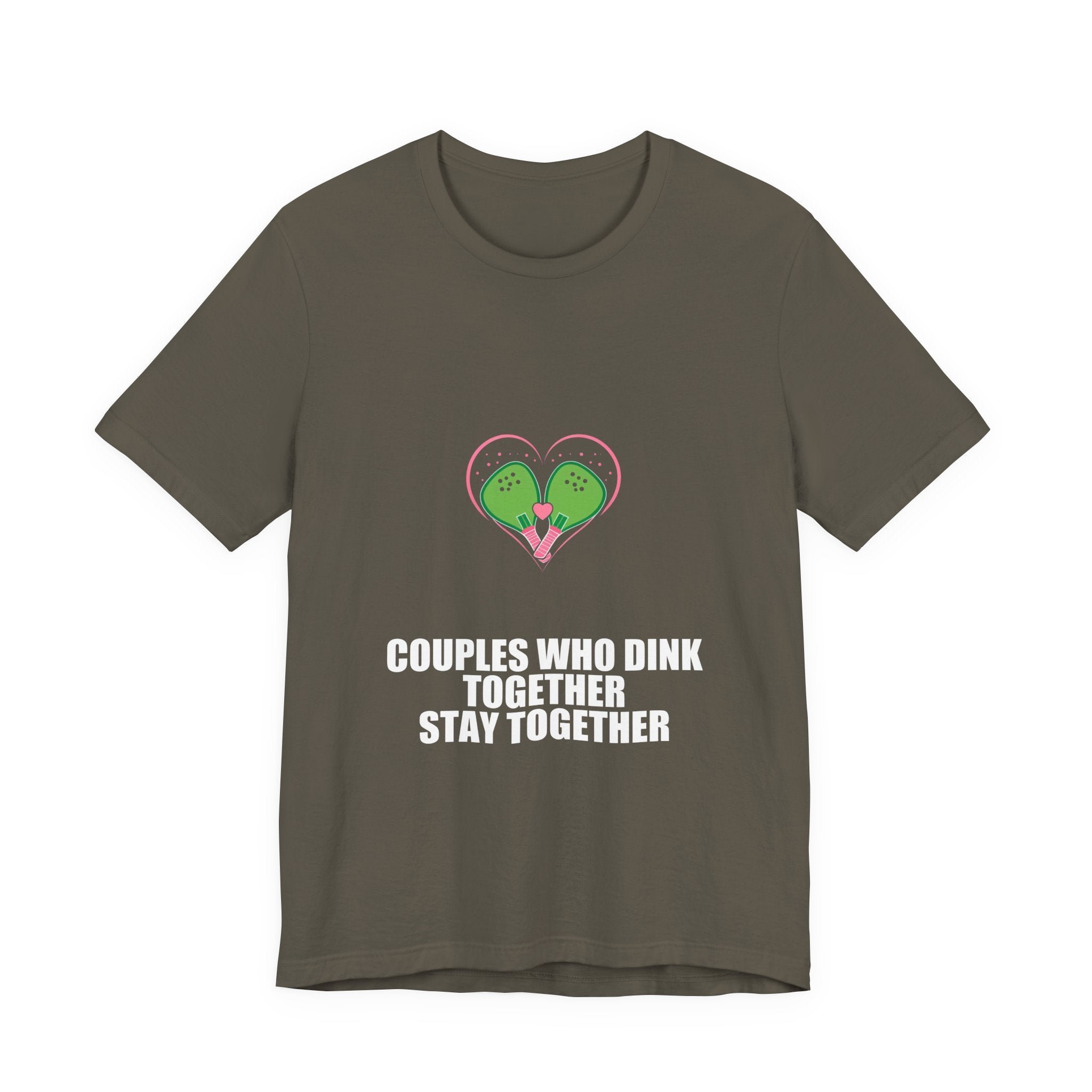 Couples Who Dink Together Stay Together Shirt - Pickleball Player, Pickleball Gift, Tee, T-Shirt