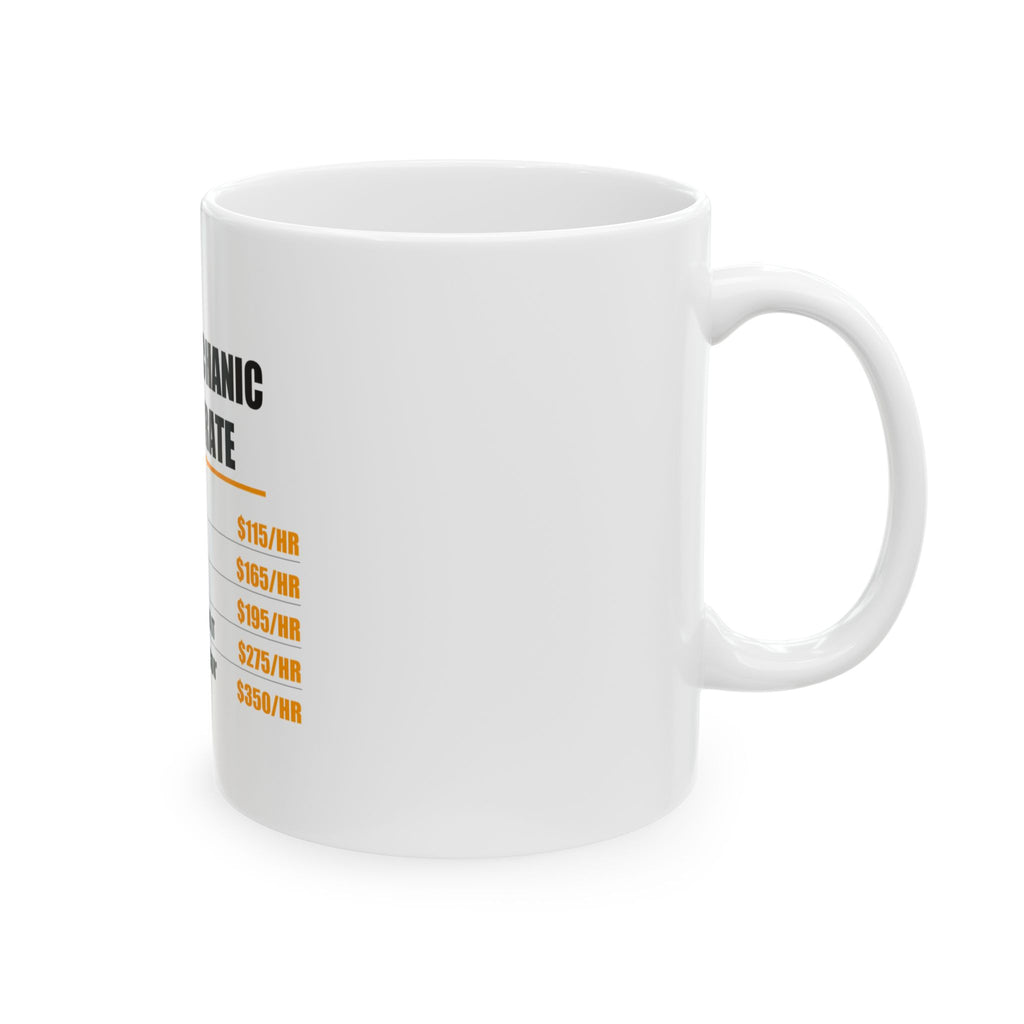 Diesel Mechanic Hourly Rate Mug - view 5